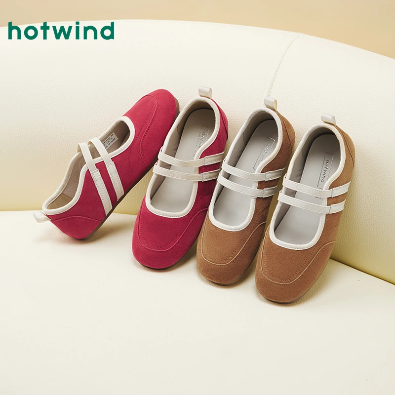 热风2025年秋季新款女士时尚休闲鞋H36W25302