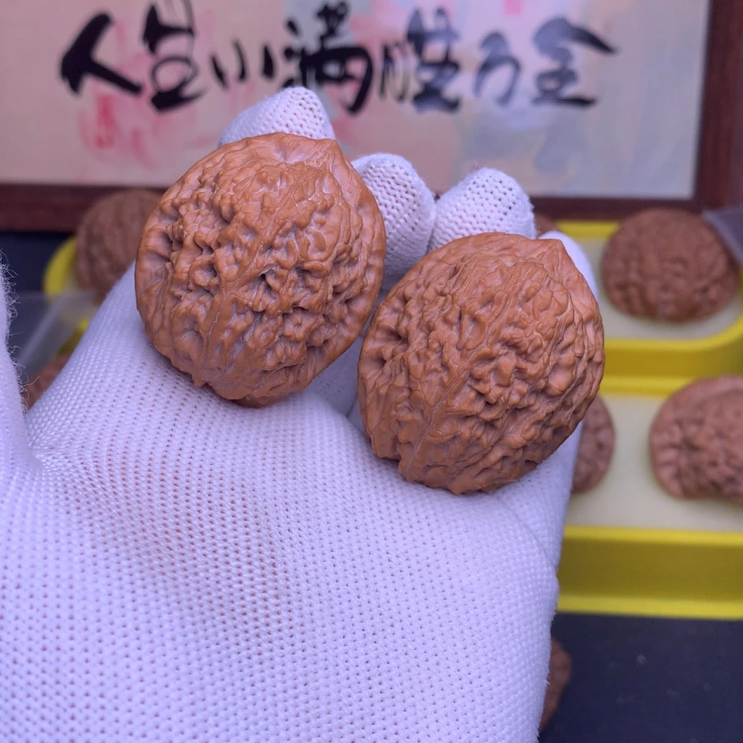 把件文玩核桃35大蒜头