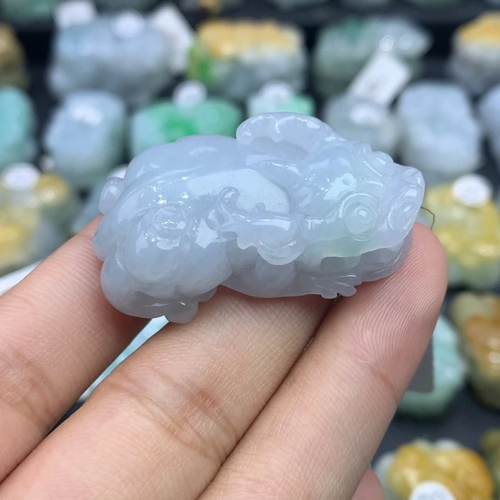 翡翠颈饰未镶嵌天然缅甸翡翠