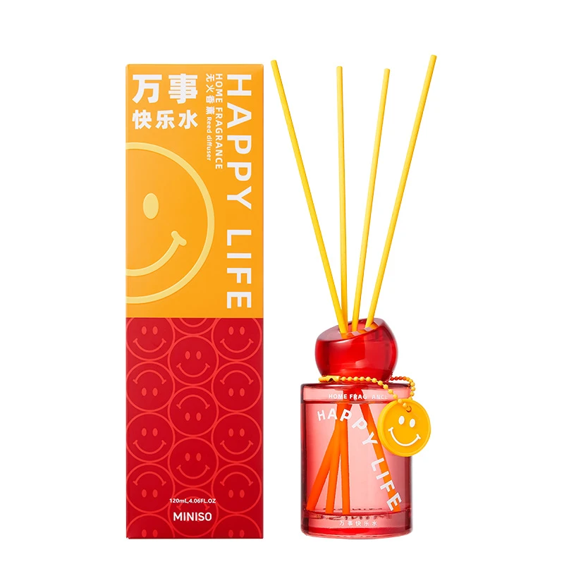 【名创优品】开薰满氛系列-无火香薰(万事快乐水,120mL)