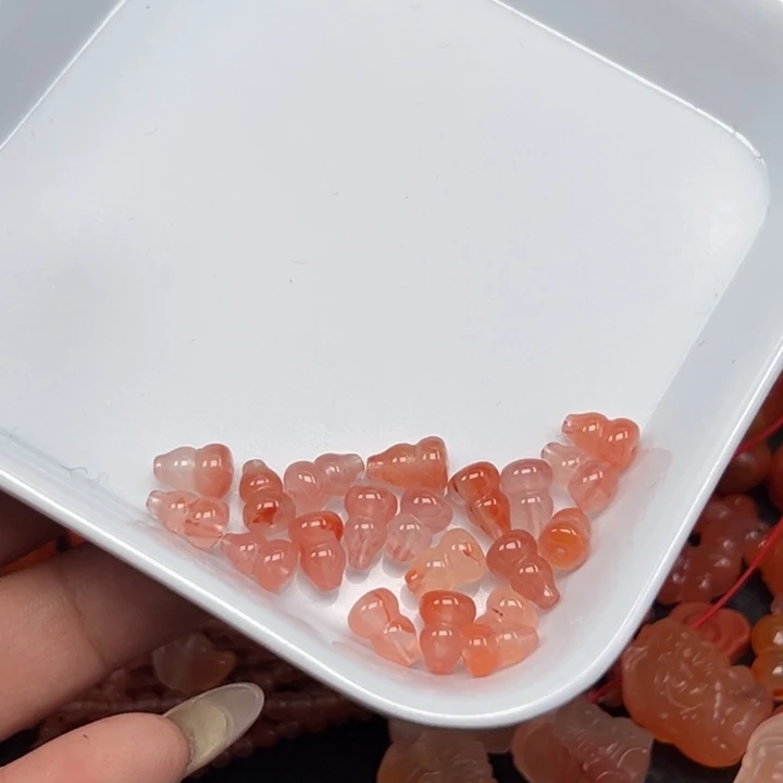 水***金南红玛瑙未镶嵌吊坠(不含链)