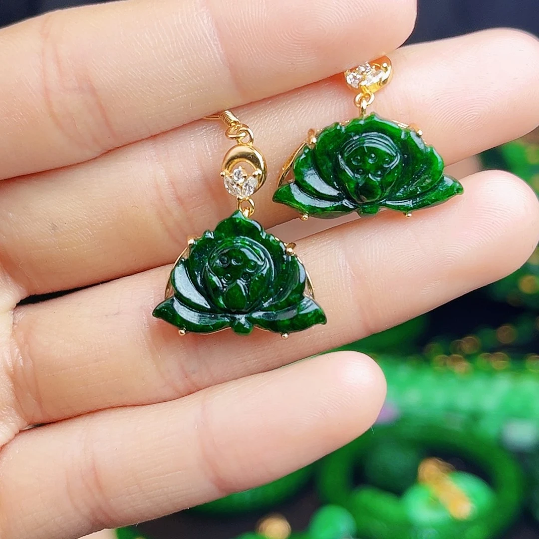 颈饰银S925镶嵌翡翠多样性