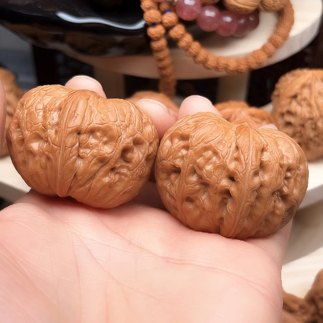 二***O文玩核桃把件元宝