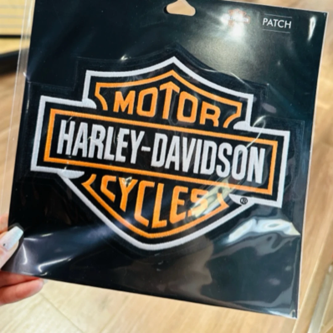 哈雷戴维森骷髅刺绣布标8011581