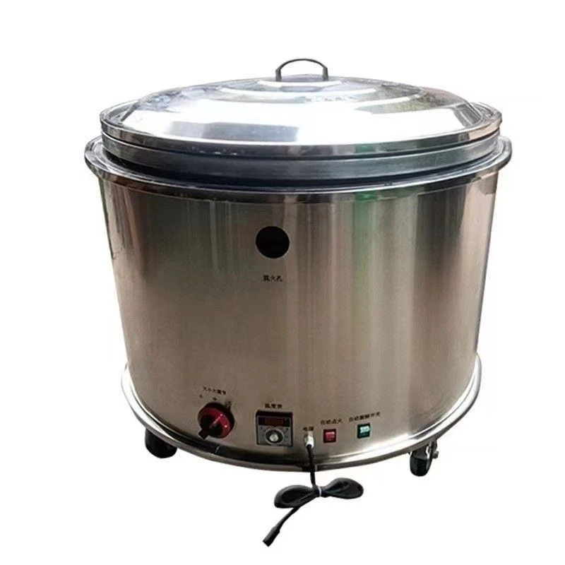 康巴赫适用煎锅煎包锅全自动旋转商用摆摊水煎包生煎包锅煎饺机燃