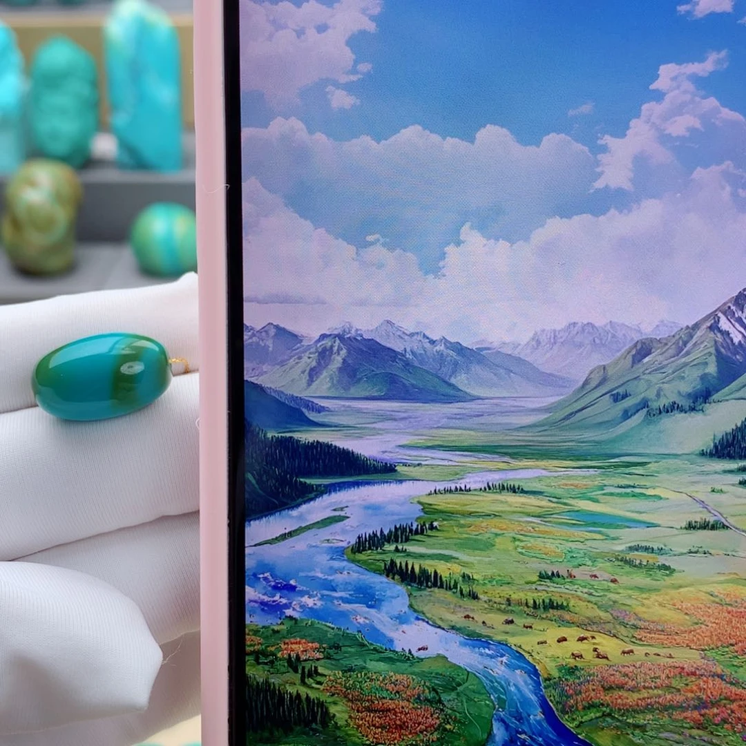 未镶嵌绿松石挂件