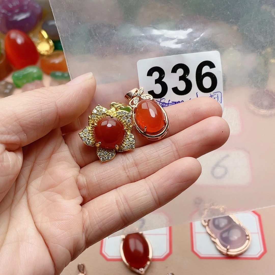 合金颈饰玛瑙/玉髓璇*