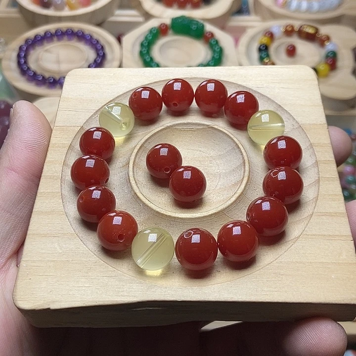 玛瑙/玉髓手链未镶嵌夏***g