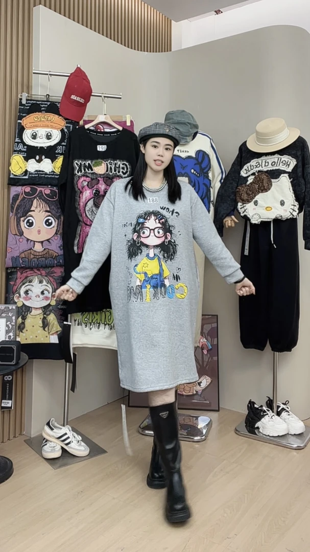 1号【慧慧秋款长裙】2025新款微胖显瘦穿搭百搭纯棉宽松