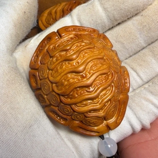 柏木（崖柏）全陈化老料把件