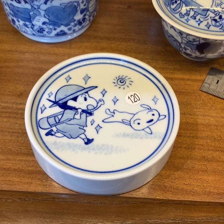 微瑕蜡笔小新饼状盖置120号
