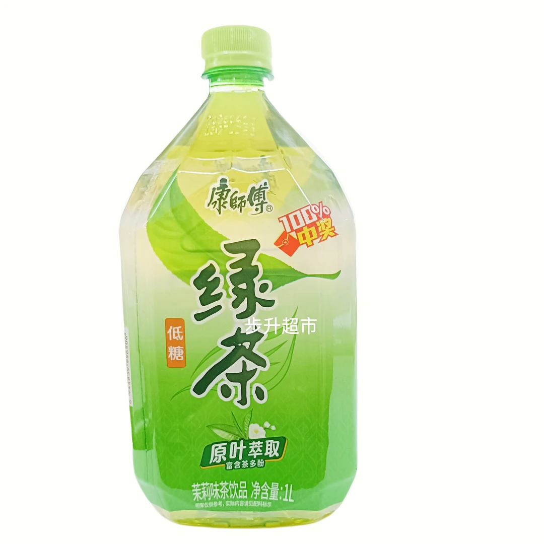 康师傅低糖绿茶 1L