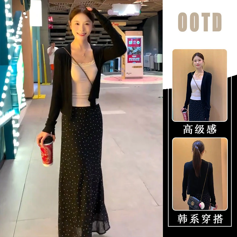 巨好看夏装一整套时尚套装2025早秋新款高级感韩系爆款三件套女装