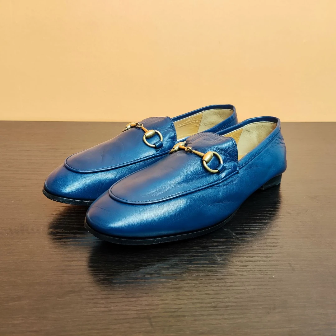 99新 GUCCI/古驰 Jordaan Jordaan 乐福鞋 34.5码 P231857968