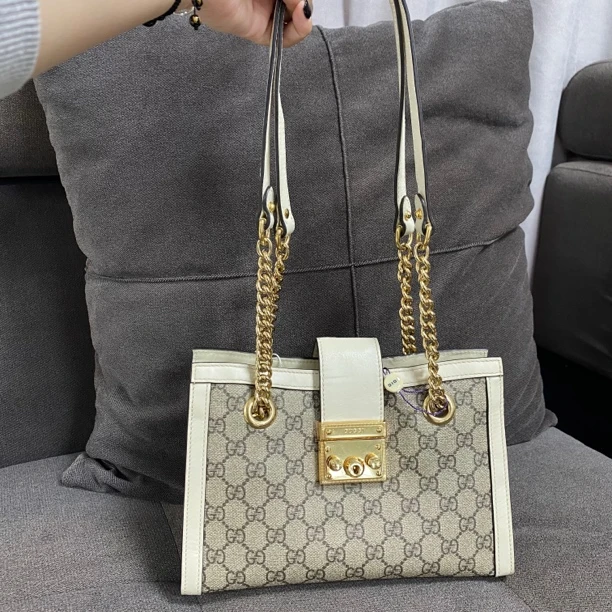90新 GUCCI/古驰 兔兔奢 G专属/古驰padlock单肩包/241025007