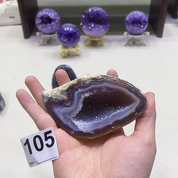 紫晶摆件未镶嵌摆件105