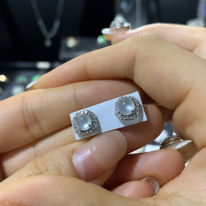 翡翠银S925镶嵌戒指