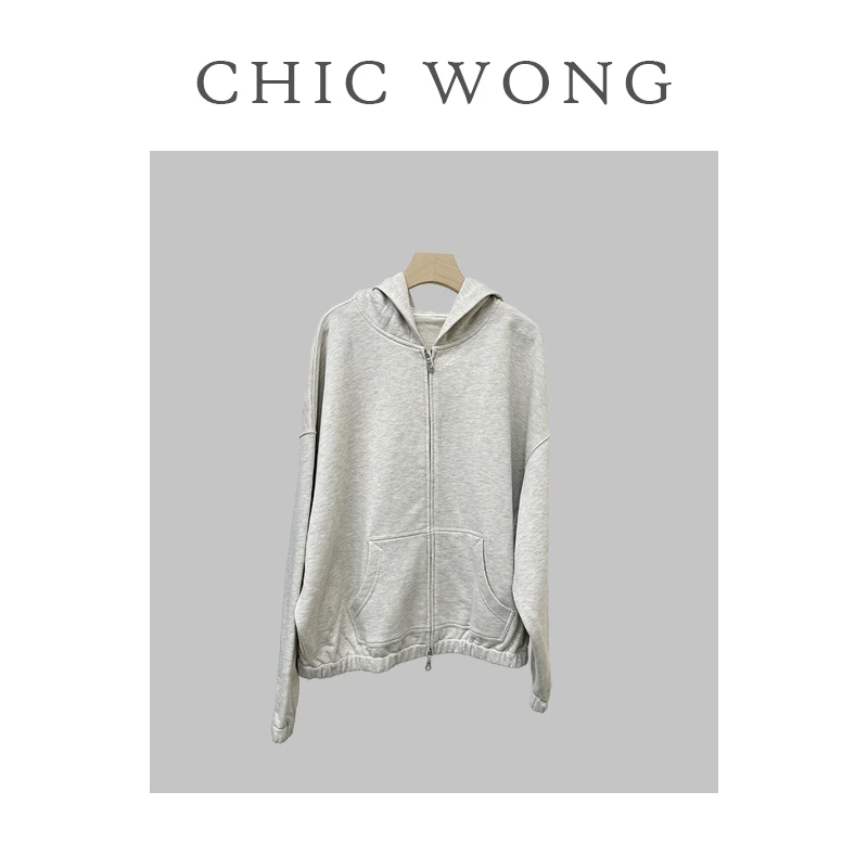 春季休闲连帽卫衣外套YW2501157
