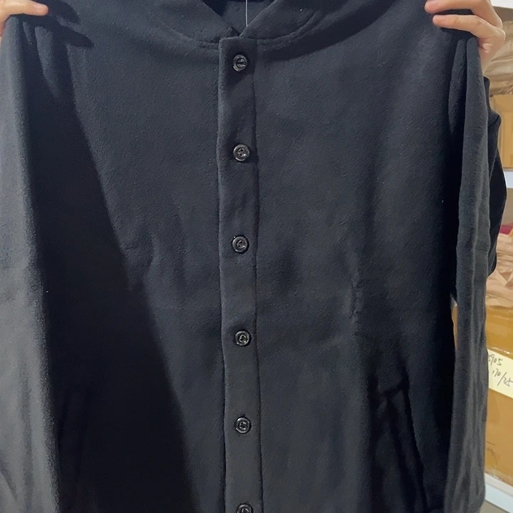 180尺码摇粒绒开口款黑色