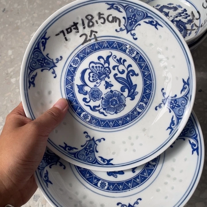摆件景德镇高温细白瓷餐具