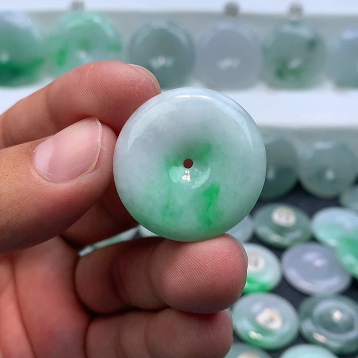 颈饰未镶嵌翡翠缅甸天然A货翡翠29.9-6.0