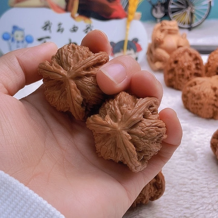 吊坠文玩核桃1*ㅤ三棱