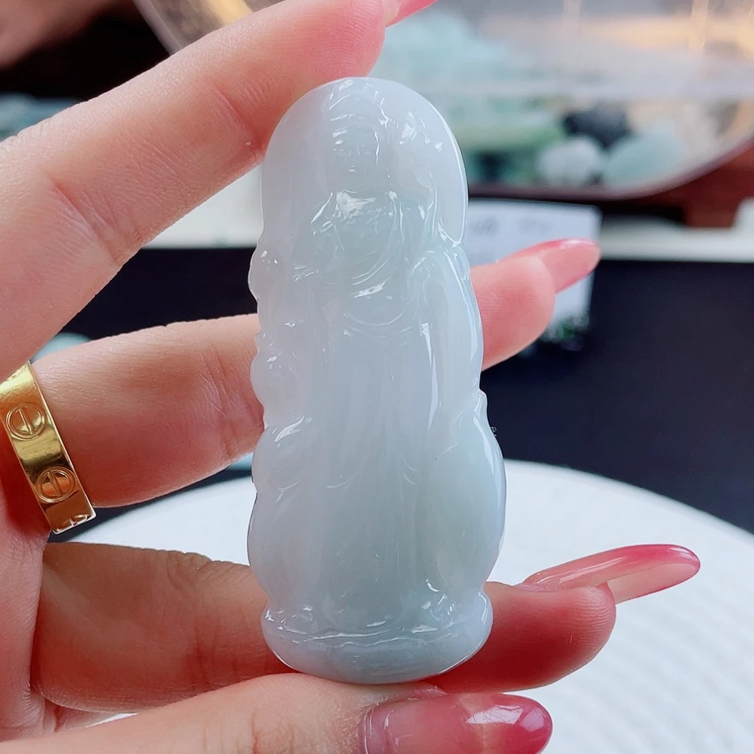 翡翠未镶嵌颈饰天然翡翠