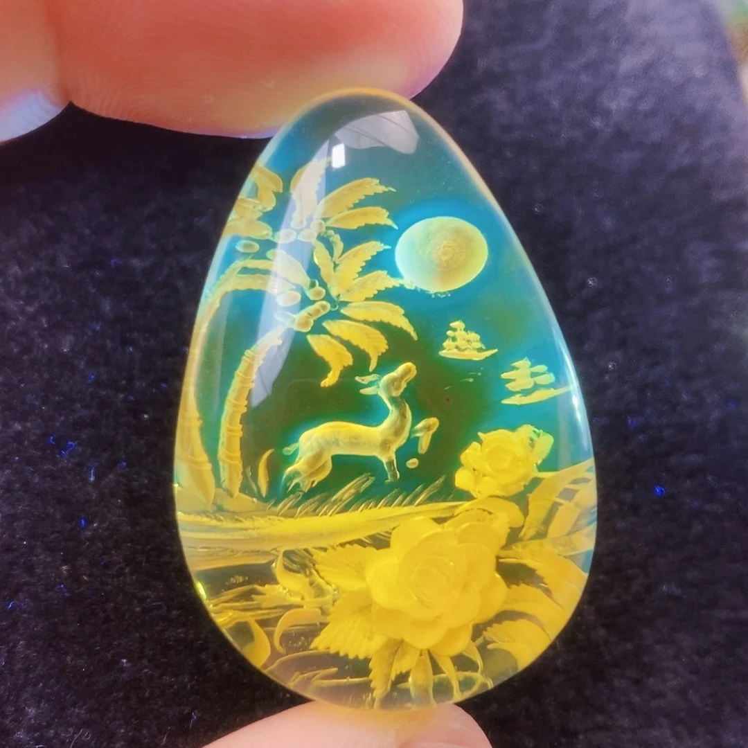 【闪购商品】金珀吊坠(不含链)未镶嵌