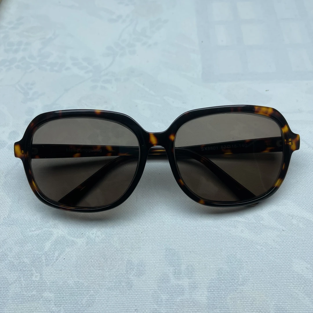 I水晶眼镜赛璐璐全框石头镜遮阳防晒养眼润目高品质