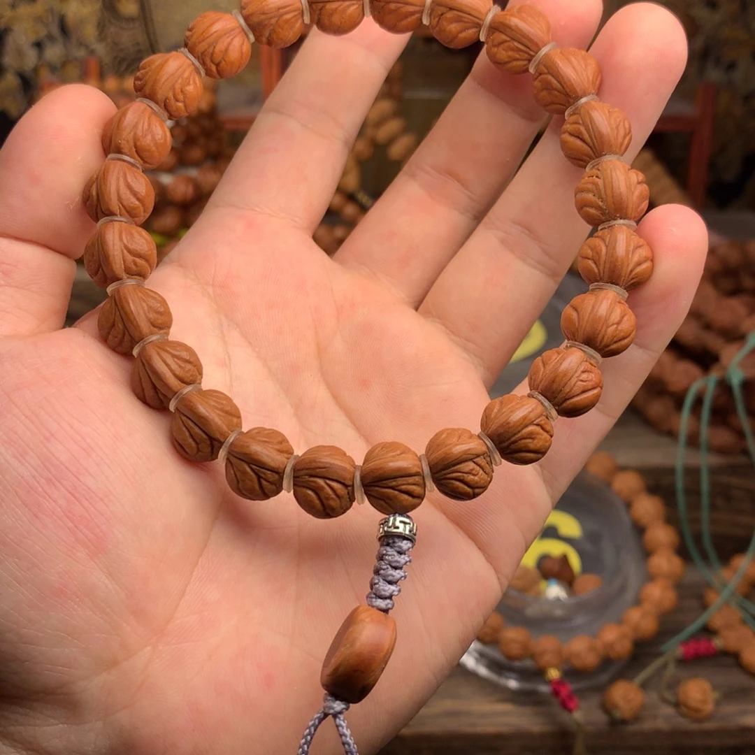 桃核吊坠12小龙纹 龙纹桃核