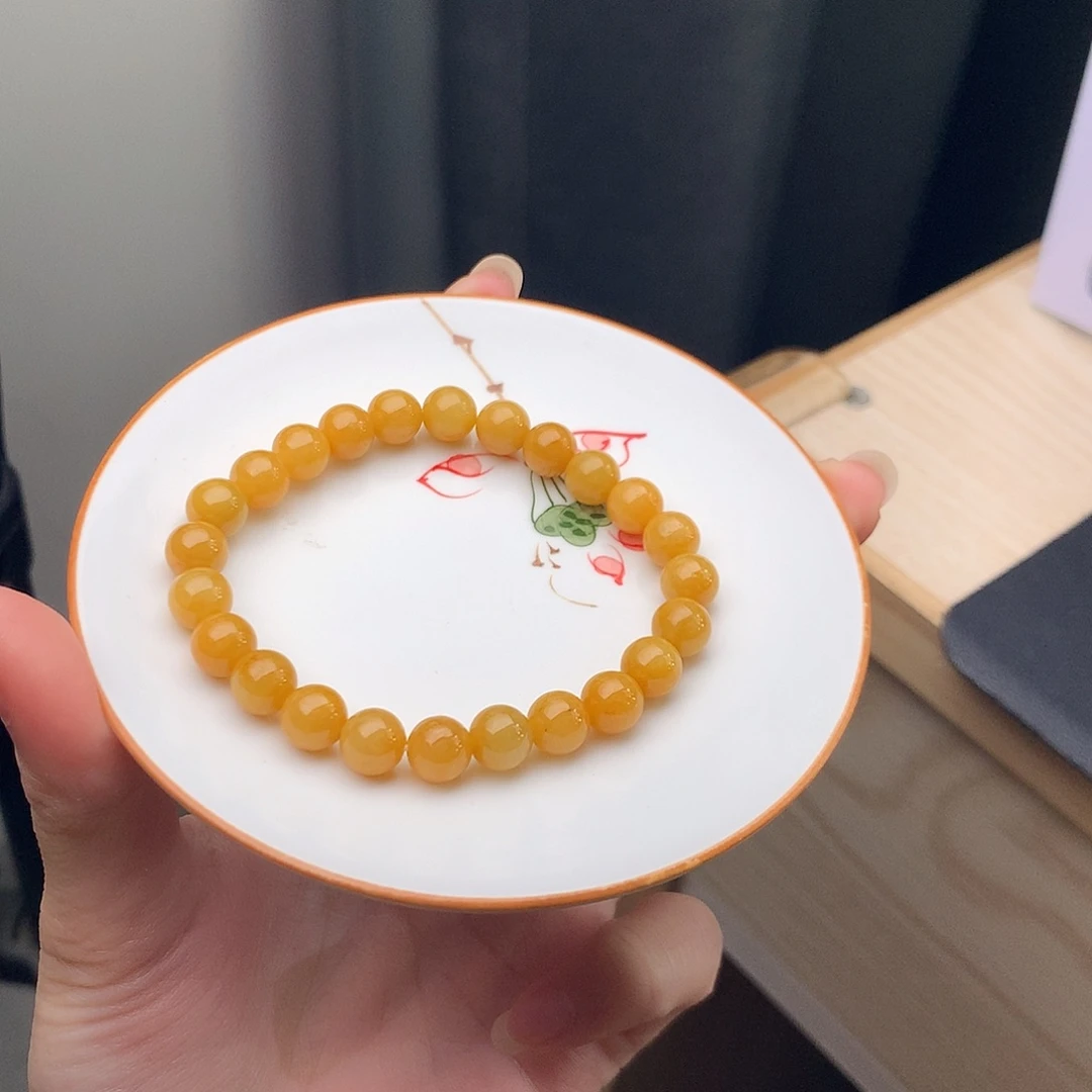 K***姐翡翠未镶嵌手链翡翠y2661 卡7.3