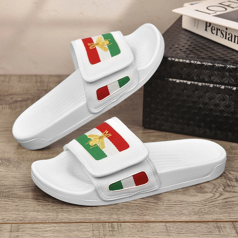 小蜜蜂拖鞋【设计师款】外穿沙滩鞋休闲时尚拖鞋男女款DSTX001