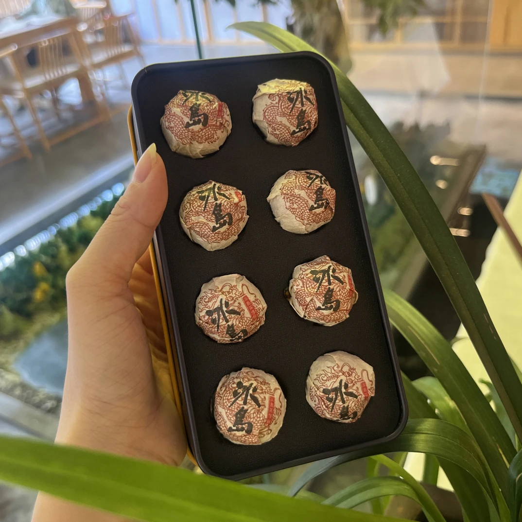 2024年冰岛老寨300年龙珠8g/颗 8颗/套盒普洱生茶