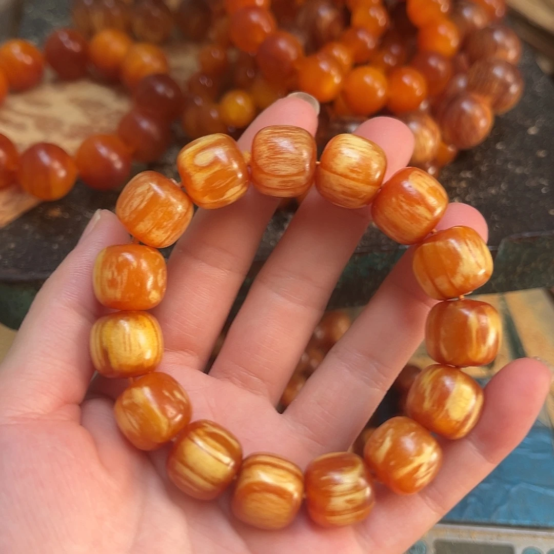 松木（琥珀木）手串/手链14✖️15老型珠