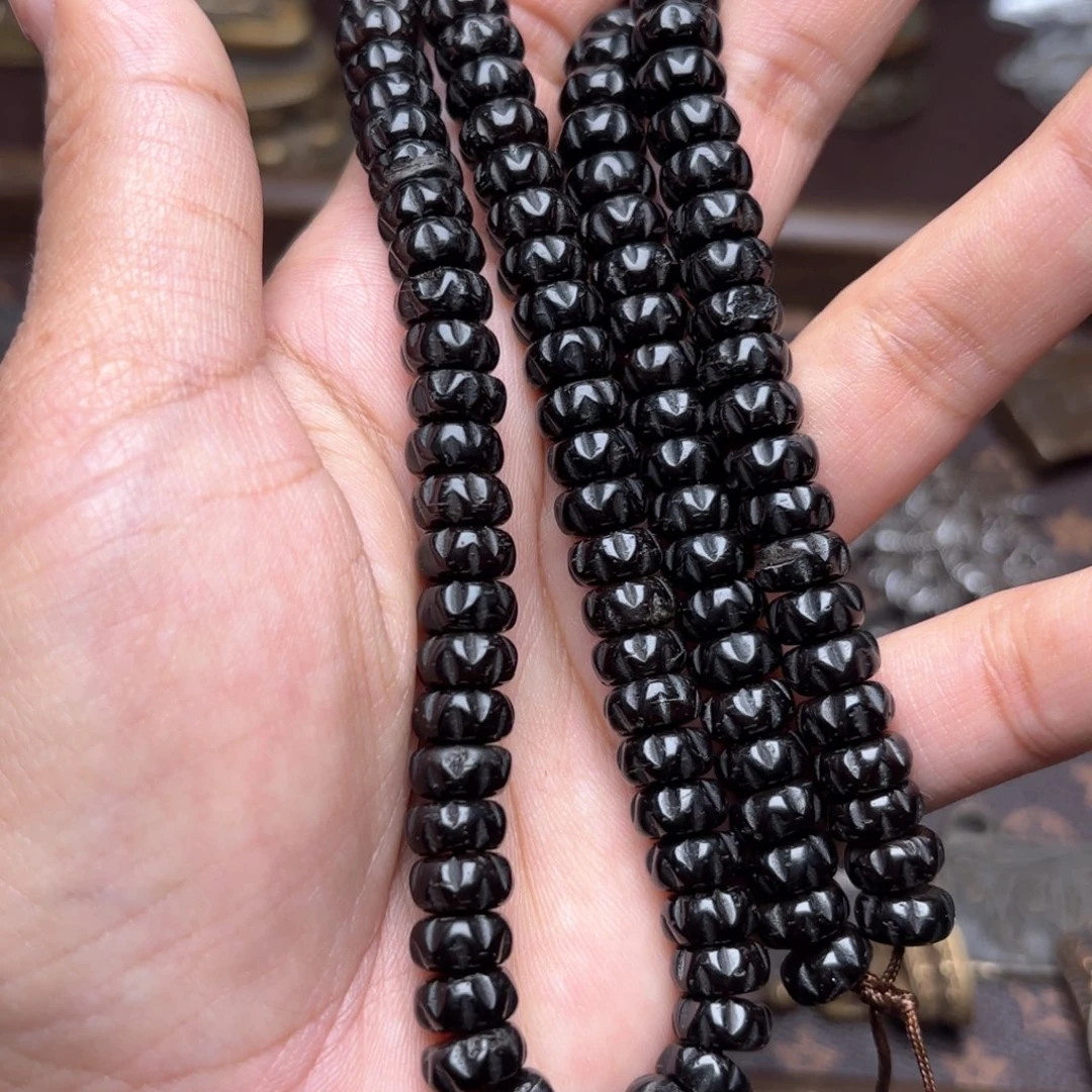 雲**?铜星月菩提吊坠项链