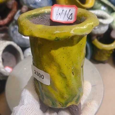 粗陶花盆手工花盆制作