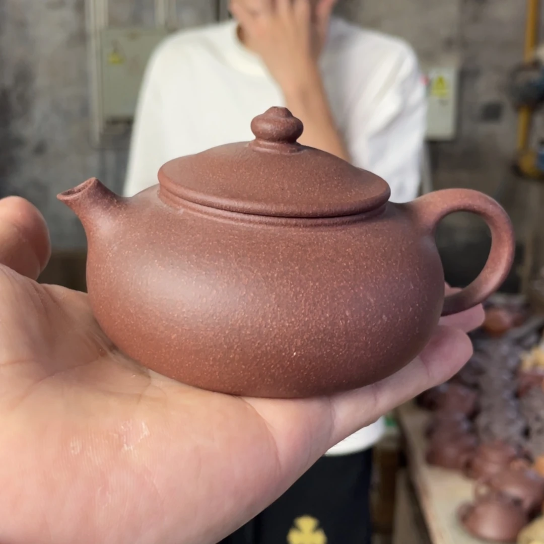 茶壶紫砂LD。 底槽清。 寒江。 160CC