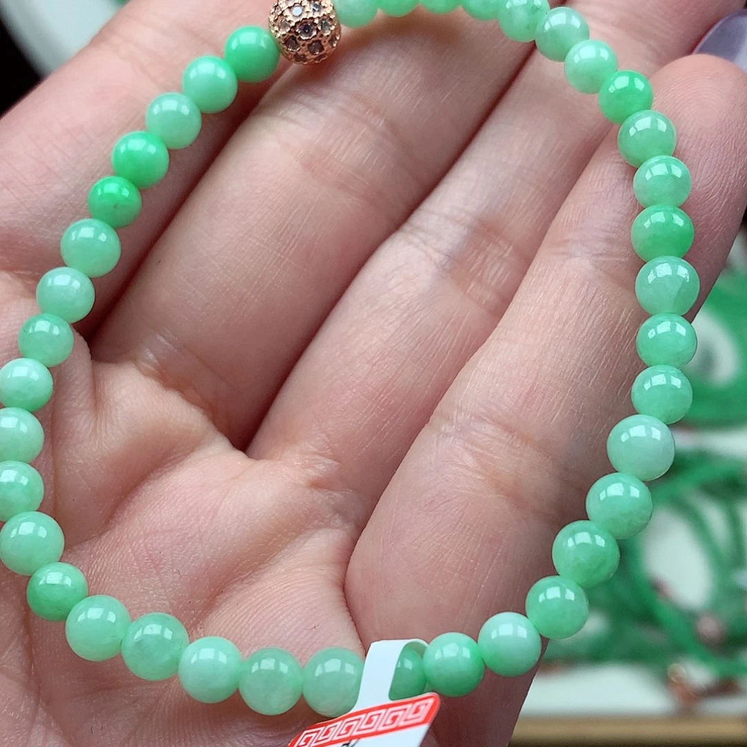 翡翠未镶嵌毛衣链翡翠