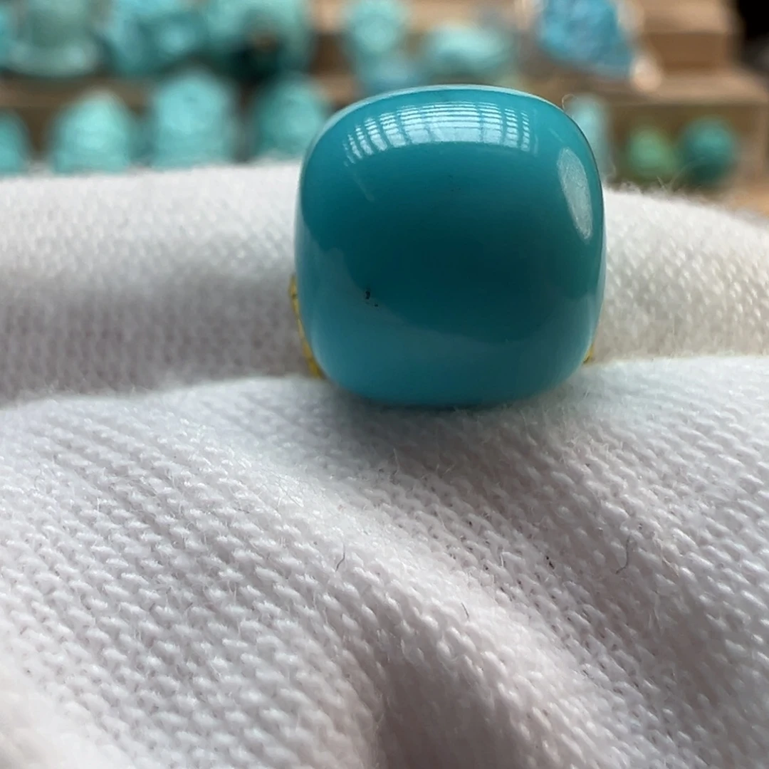 绿松石未镶嵌配饰9×8.4