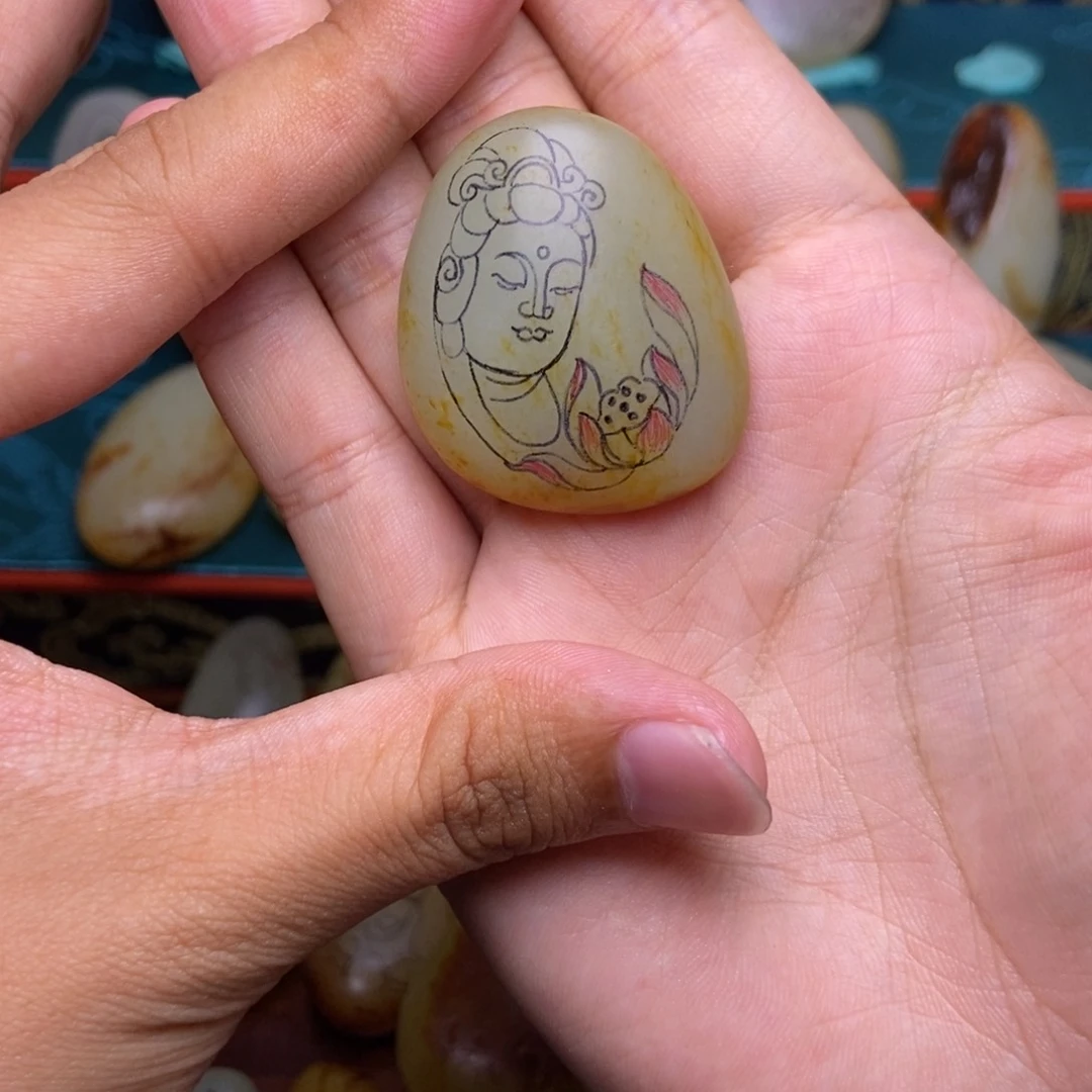 吊坠未镶嵌定制和田玉命**造