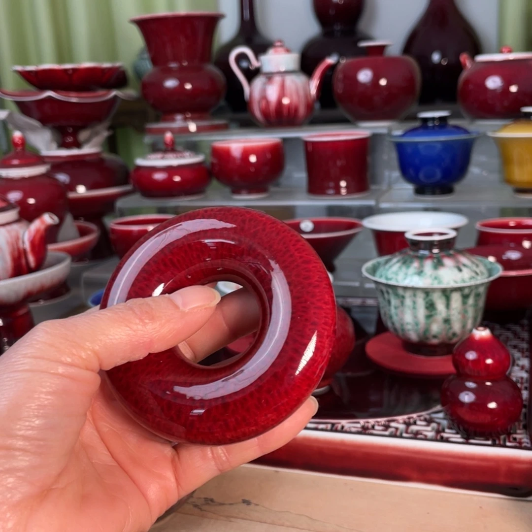 景德镇原矿釉盖置