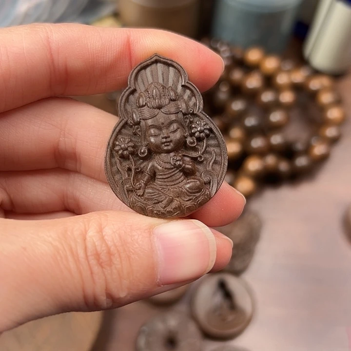 檀香木其他度母横纹超黑肉