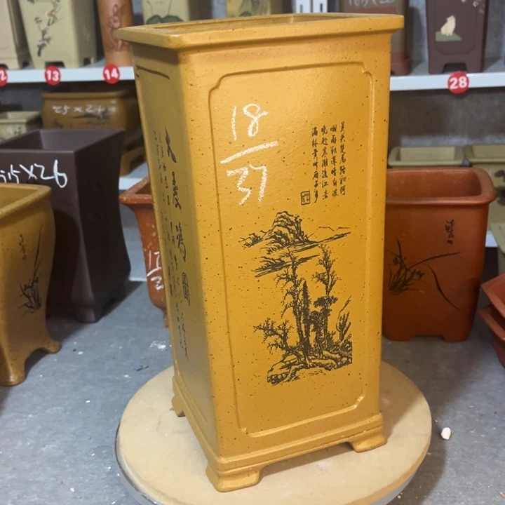 紫砂花盆紫砂花盆