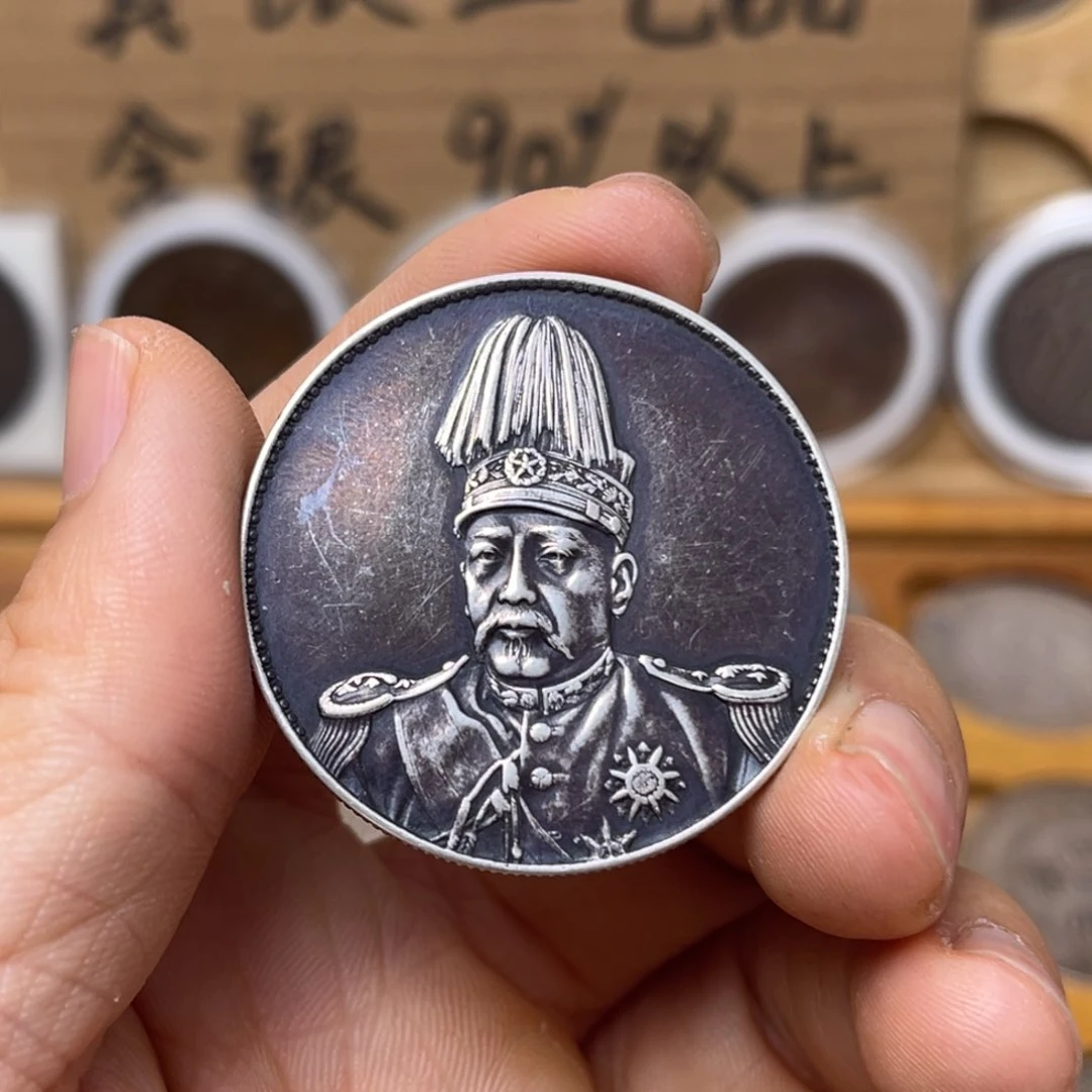 金属现代真银工艺品高帽共和