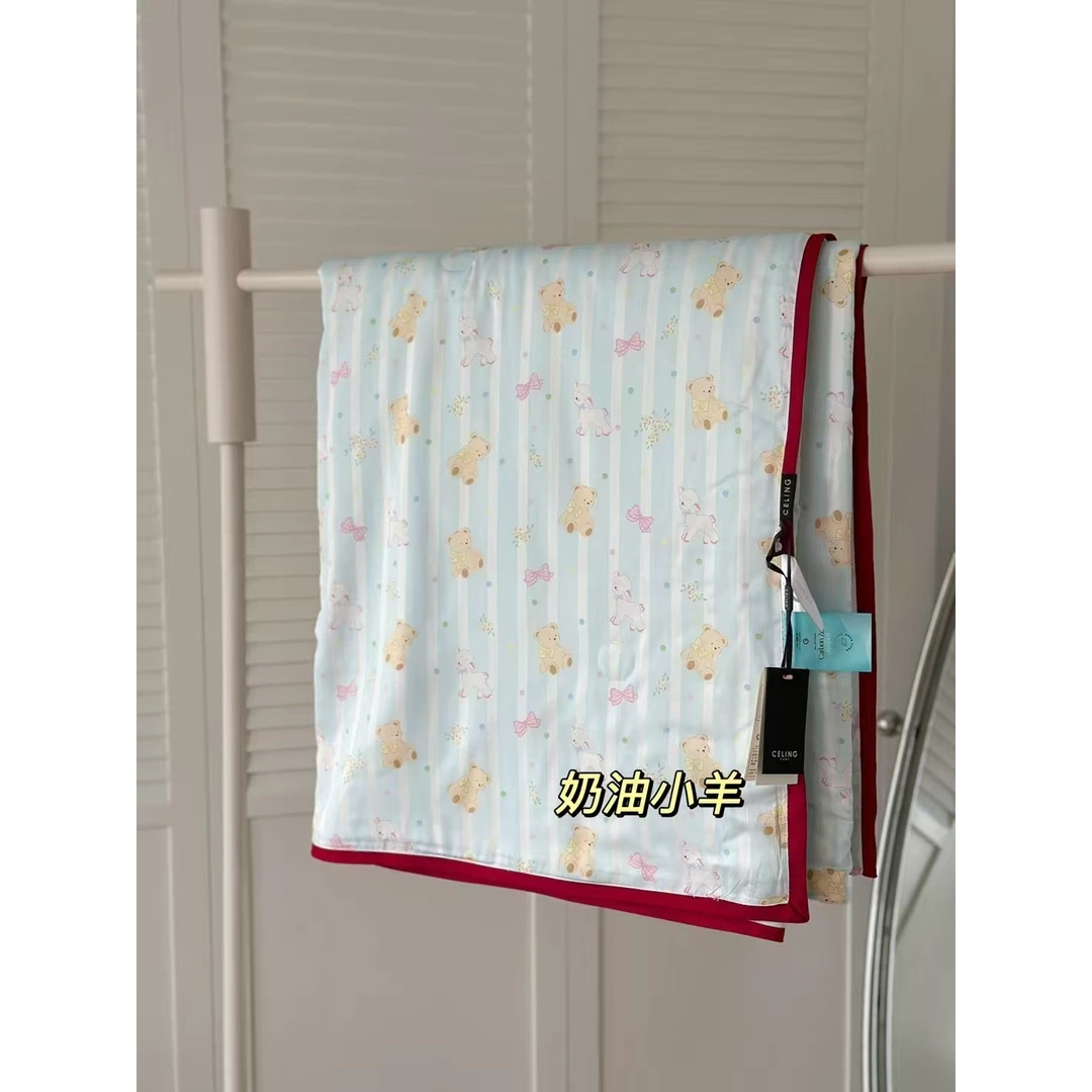 【朵馨】冰凉感！ 新款卡通天丝单人夏被柔软舒适冰冰凉感裸睡必备