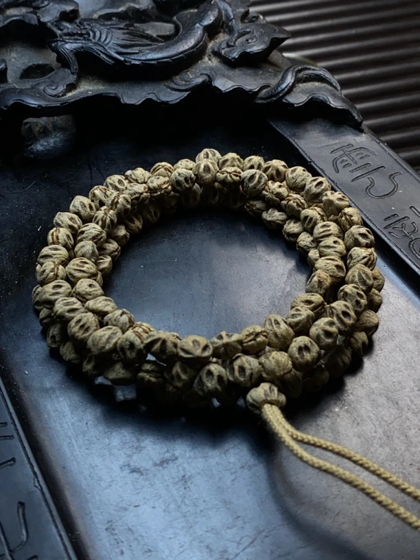 热振柏香籽「帝魂」热振红芽万鬼狂野侧打108百香籽长串