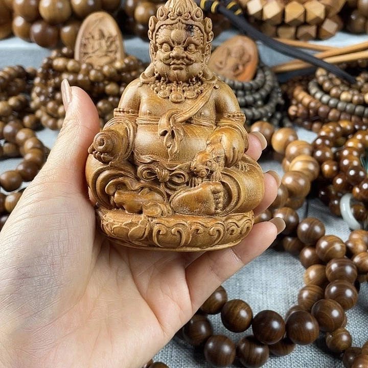 木老山檀黄财财摆件