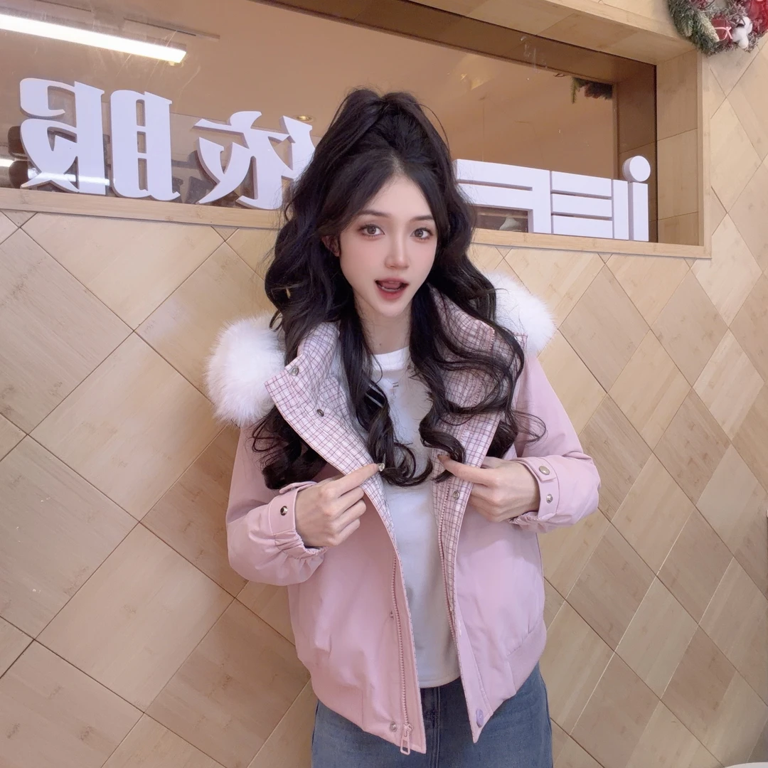 IEF/爱依服2025新款冬季韩版休闲基础款时尚工装加绒外套