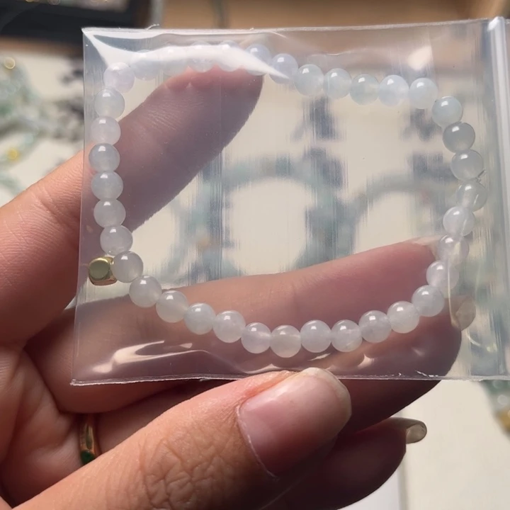 小***饼未镶嵌手串翡翠翡翠