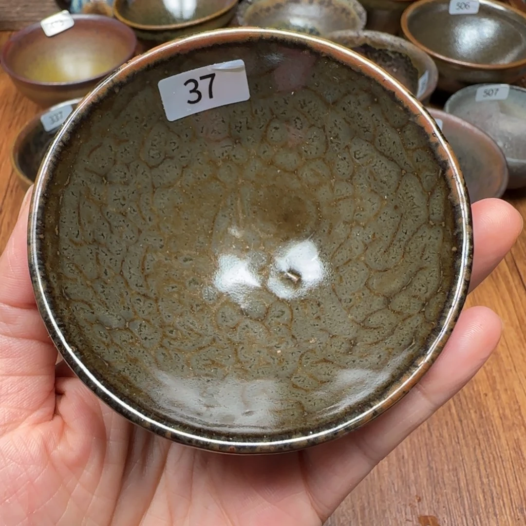 茶烧建盏茶盏茶杯37